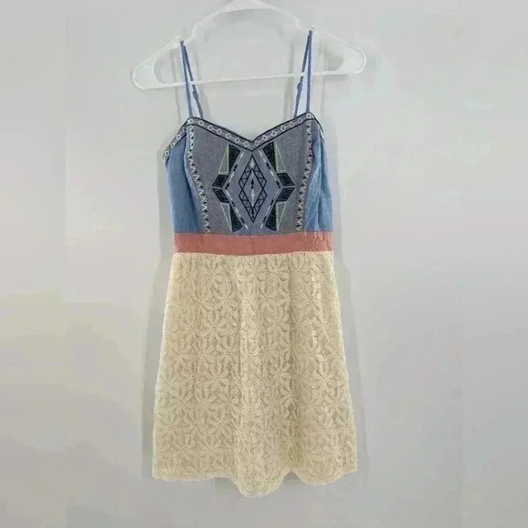 Flying Tomato Dresses & Skirts - Flying Tomato Size Small Sleeveless Dress Summer Spring Blue White